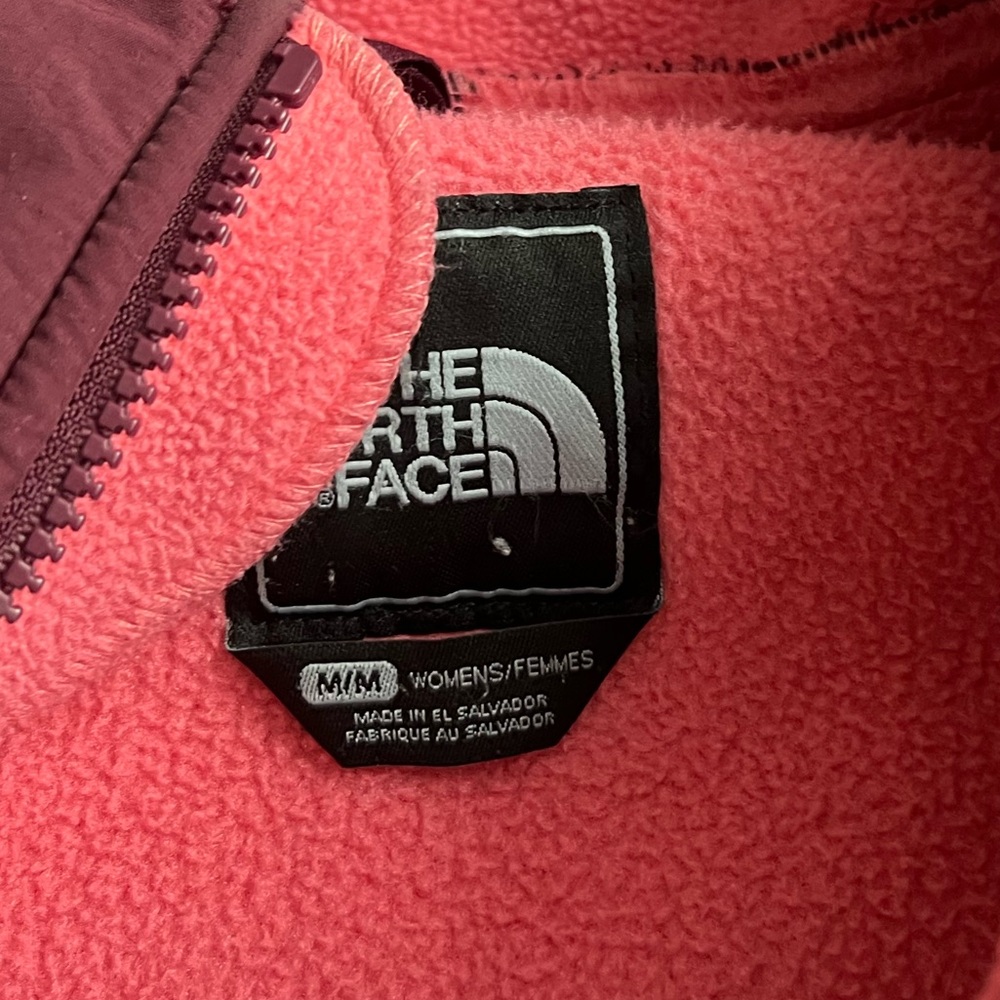 The North Face Women's Size Medium Polartec Denali Fleece Jacket Pink Hoodie - Picture 5 of 7